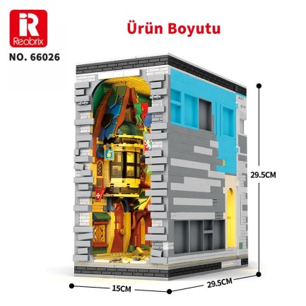 Reobrix Middle Ages Bazaar Book 66026 Brick Yapım Seti - Thumbnail