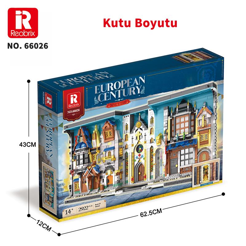 Reobrix Middle Ages Bazaar Book 66026 Brick Yapım Seti