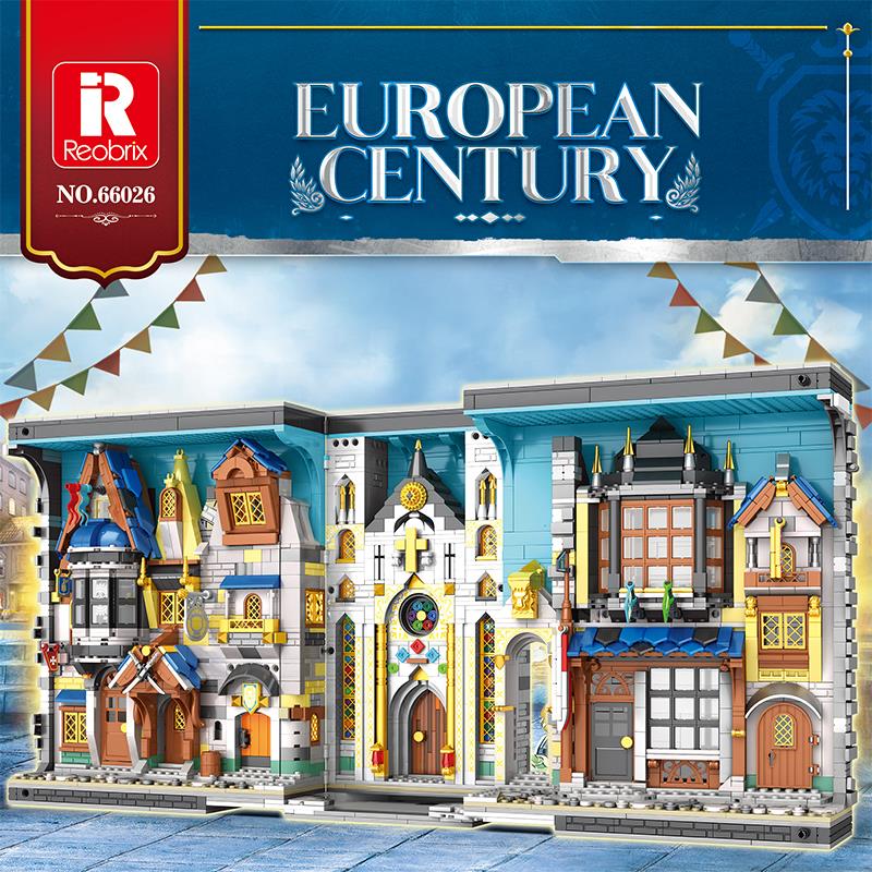 Reobrix Middle Ages Bazaar Book 66026 Brick Yapım Seti