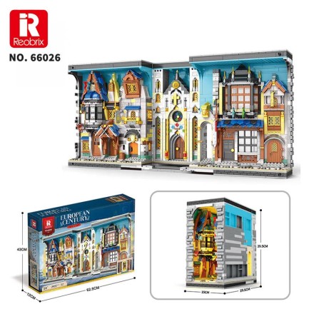 Reobrix Middle Ages Bazaar Book 66026 Brick Yapım Seti - Thumbnail