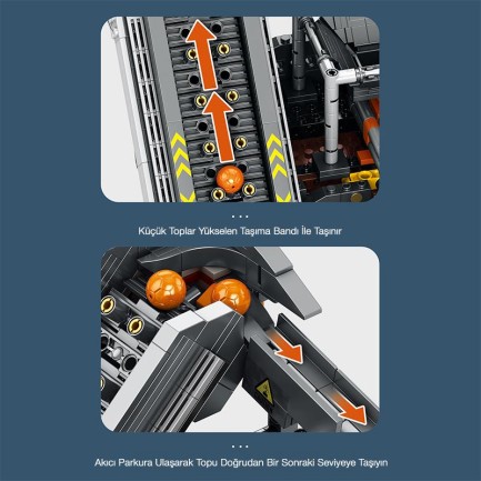 Reobrix Technic 22023 Maden Makinesi Kumanda&Motorlu Yaratıcı Yapı Blok Seti Building Blocks (Mining Machinery)-3338Parça - Thumbnail