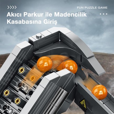 Reobrix Technic 22023 Maden Makinesi Kumanda&Motorlu Yaratıcı Yapı Blok Seti Building Blocks (Mining Machinery)-3338Parça - Thumbnail