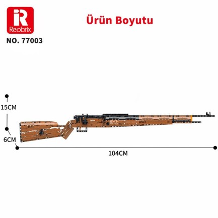 Reobrix Musket 77003 Brick Yapım Seti - Thumbnail