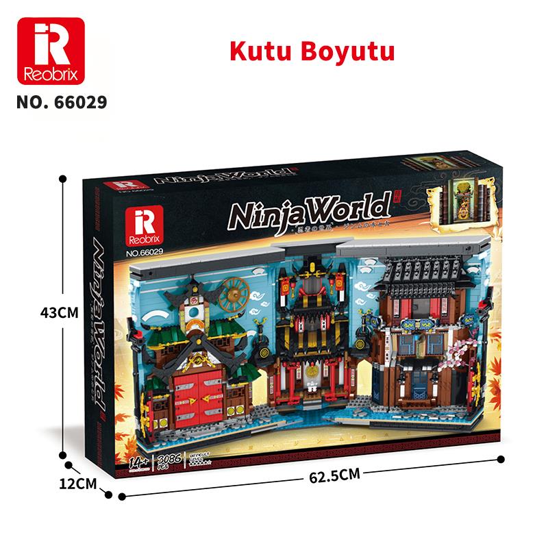 Reobrix Ninja Book 66029 Brick Yapım Seti