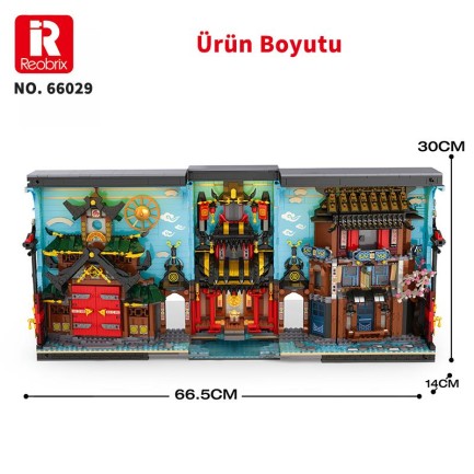 Reobrix Ninja Book 66029 Brick Yapım Seti - Thumbnail