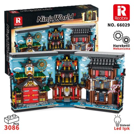 Reobrix - Reobrix Ninja Book 66029 Brick Yapım Seti