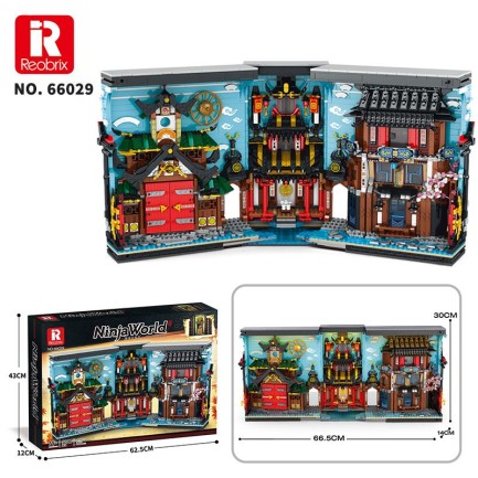 Reobrix Ninja Book 66029 Brick Yapım Seti - Thumbnail