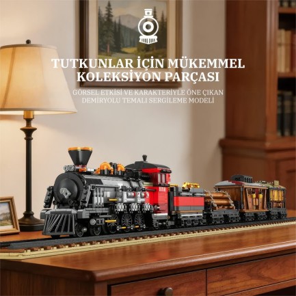 Reobrix Norfolk and Western No. 578 66806 Brick Yapım Seti - Thumbnail