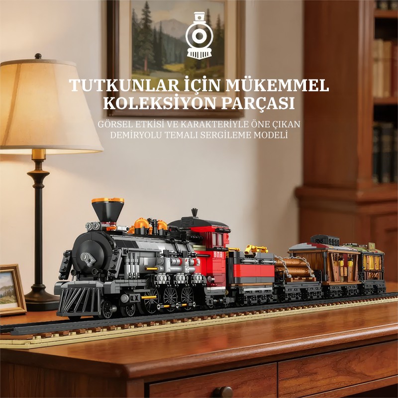Reobrix Norfolk and Western No. 578 66806 Brick Yapım Seti