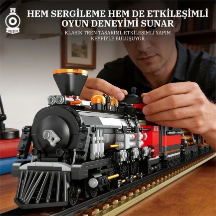 Reobrix Norfolk and Western No. 578 66806 Brick Yapım Seti - Thumbnail