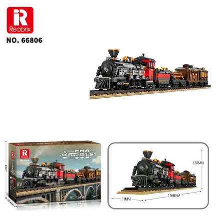 Reobrix Norfolk and Western No. 578 66806 Brick Yapım Seti - Thumbnail