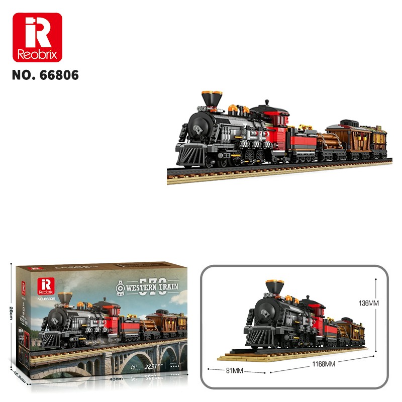 Reobrix Norfolk and Western No. 578 66806 Brick Yapım Seti
