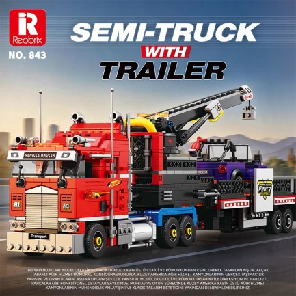 Reobrix Optimus Prime Color Scheme 843 Brick Yapım Seti - Thumbnail