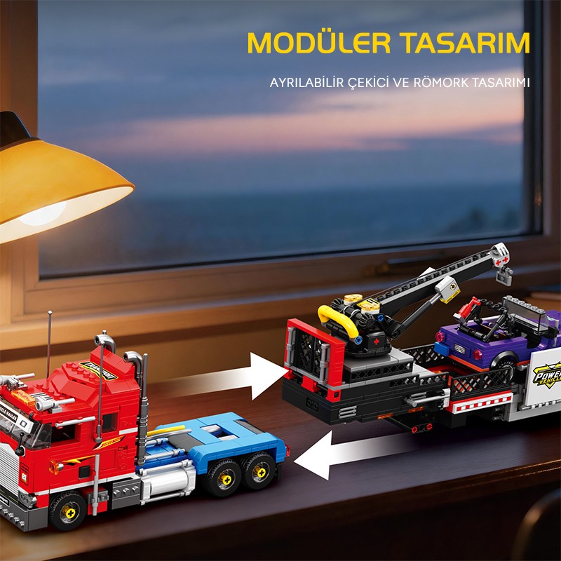 Reobrix Optimus Prime Color Scheme 843 Brick Yapım Seti