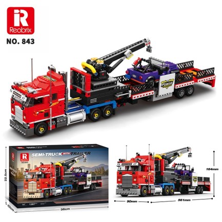 Reobrix Optimus Prime Color Scheme 843 Brick Yapım Seti - Thumbnail