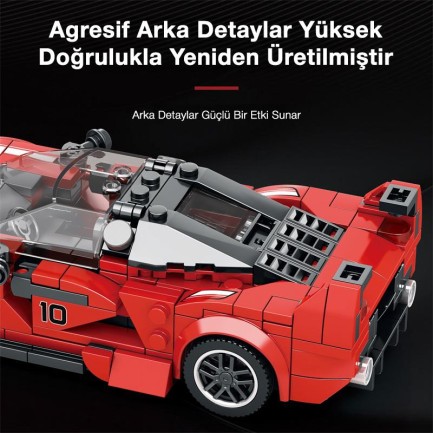 Reobrix Race Car Ferrari FXX K 686 Brick Yapım Seti - Thumbnail