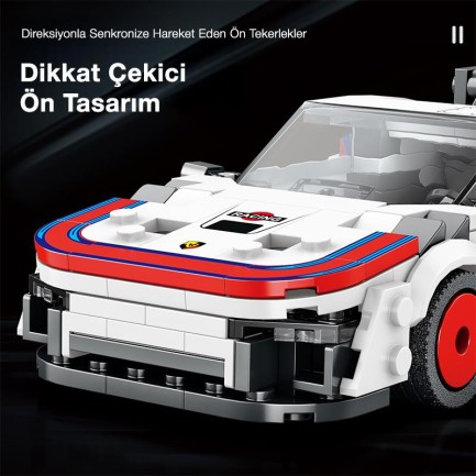 Reobrix Race Car Porsche 935 792 Brick Yapım Seti - Thumbnail