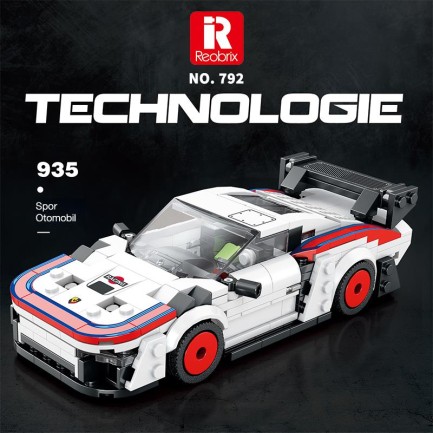 Reobrix Creator 792 Porsche 935 Spor Araba Yaratıcı Yapı Blok Seti Building Blocks - 346 Parça - Thumbnail