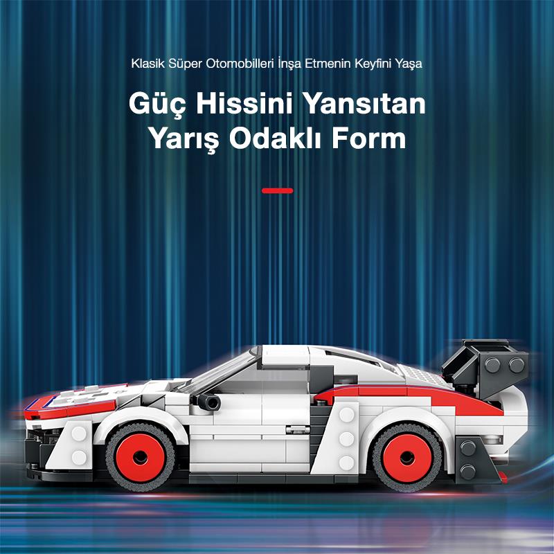 Reobrix Creator 792 Porsche 935 Spor Araba Yaratıcı Yapı Blok Seti Building Blocks - 346 Parça
