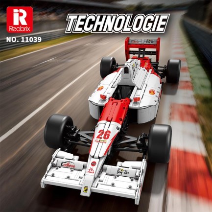 Reobrix Technic 11039 1/8 McLaren Formula 1 Araba Yaratıcı Yapı Blok Seti Building Blocks -2800Parça - Thumbnail