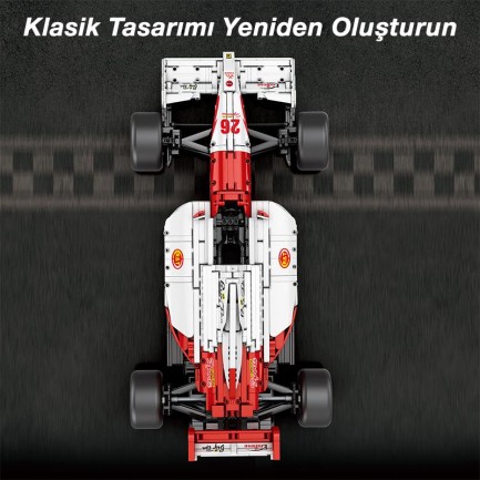 Reobrix Technic 11039 1/8 McLaren Formula 1 Araba Yaratıcı Yapı Blok Seti Building Blocks -2800Parça - Thumbnail