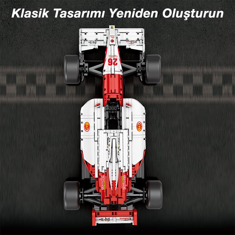 Reobrix Technic 11039 1/8 McLaren Formula 1 Araba Yaratıcı Yapı Blok Seti Building Blocks -2800Parça