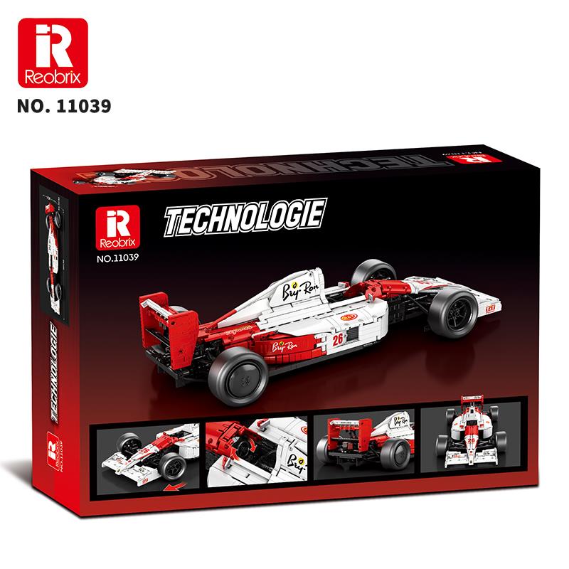 Reobrix Technic 11039 1/8 McLaren Formula 1 Araba Yaratıcı Yapı Blok Seti Building Blocks -2800Parça