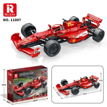 Reobrix Racing Car Static Edition Ferrari F1 11007 Brick Yapım Seti - Thumbnail