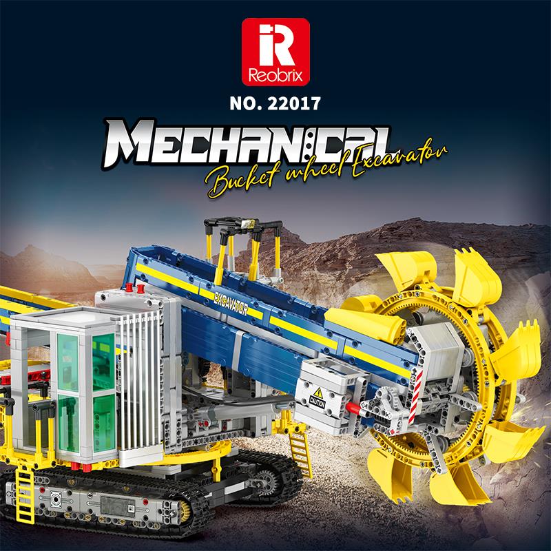 Reobrix RC Bucket Wheel Excavator 22017 Brick Yapım Seti