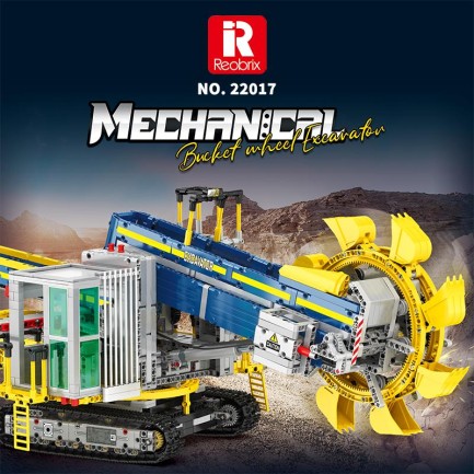 Reobrix Technic 22017 Kepçeli Ekskavatör Kumandalı&Motorlu Yapı Blok Seti Building (Bucket Wheel Excavator)-3188Parça - Thumbnail