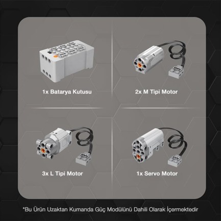 Reobrix RC Caterpillar 22018 Brick Yapım Seti - Thumbnail