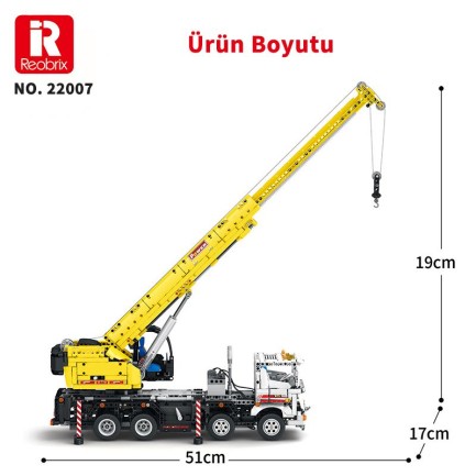 Reobrix RC Crane 22007 Brick Yapım Seti - Thumbnail