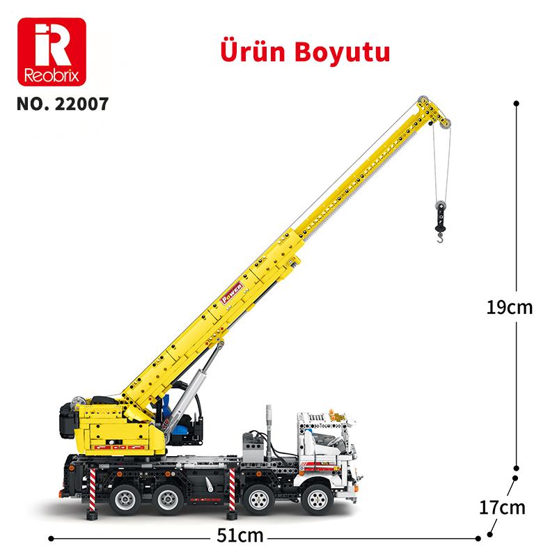 Reobrix RC Crane 22007 Brick Yapım Seti