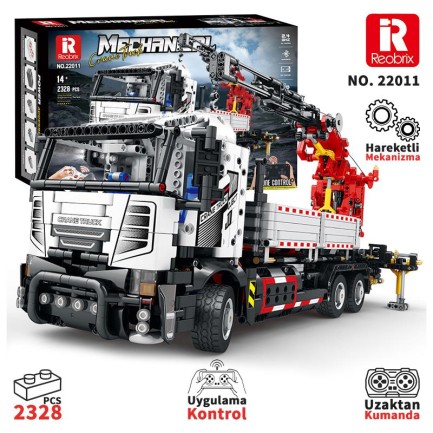 Reobrix - Reobrix RC Crane 22011 Brick Yapım Seti
