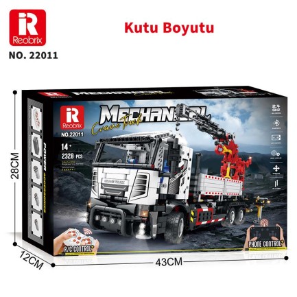 Reobrix RC Crane 22011 Brick Yapım Seti - Thumbnail