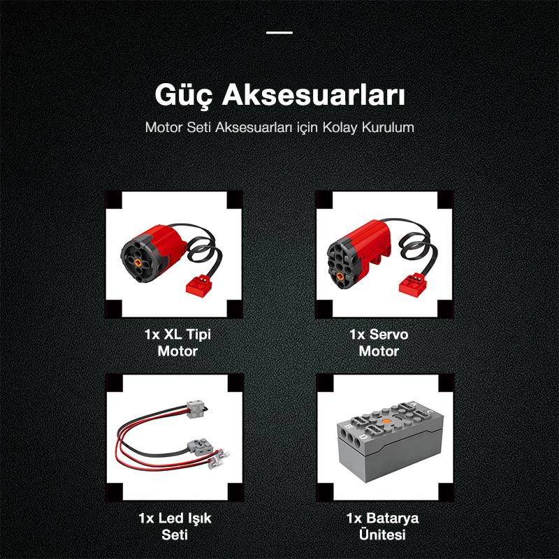 Reobrix RC Dumpster Container Truck 22016 Brick Yapım Seti