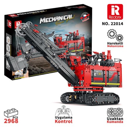 Reobrix - Reobrix RC Electric Shovel Excavator 22014 Brick Yapım Seti