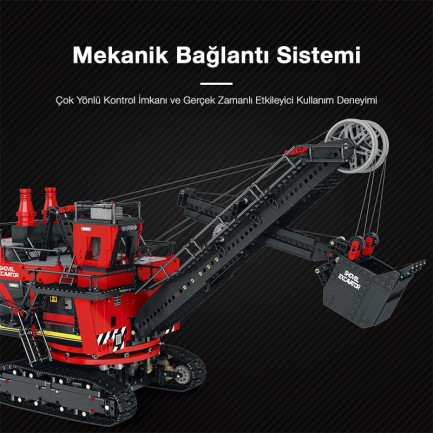 Reobrix RC Electric Shovel Excavator 22014 Brick Yapım Seti - Thumbnail