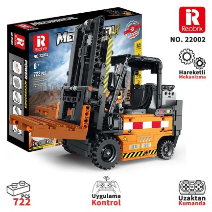 Reobrix - Reobrix RC Forklift 22002 Brick Yapım Seti