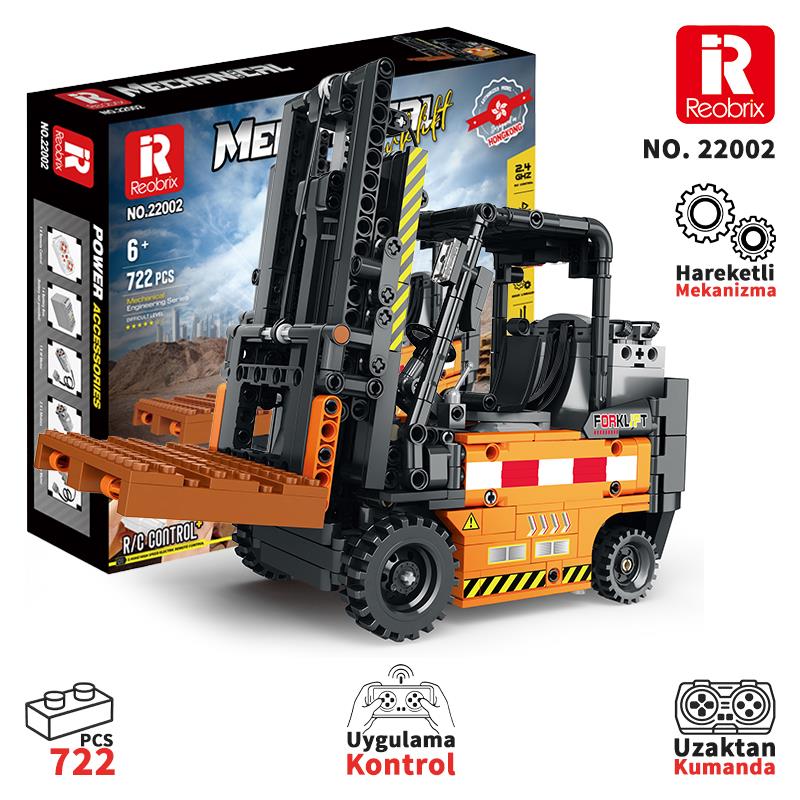 Reobrix RC Forklift 22002 Brick Yapım Seti
