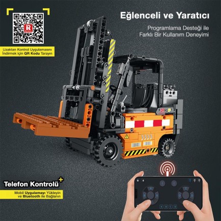 Reobrix RC Forklift 22002 Brick Yapım Seti - Thumbnail