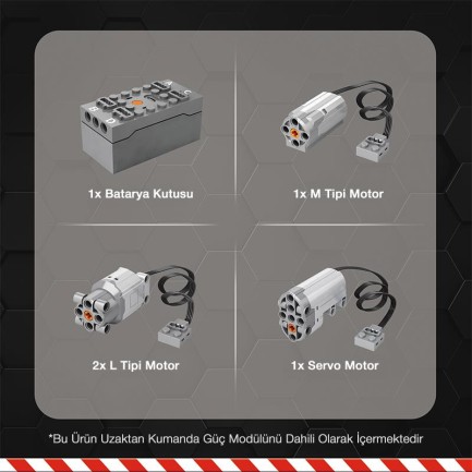 Reobrix RC Large Truck with Flat Trailer 22021 Brick Yapım Seti - Thumbnail