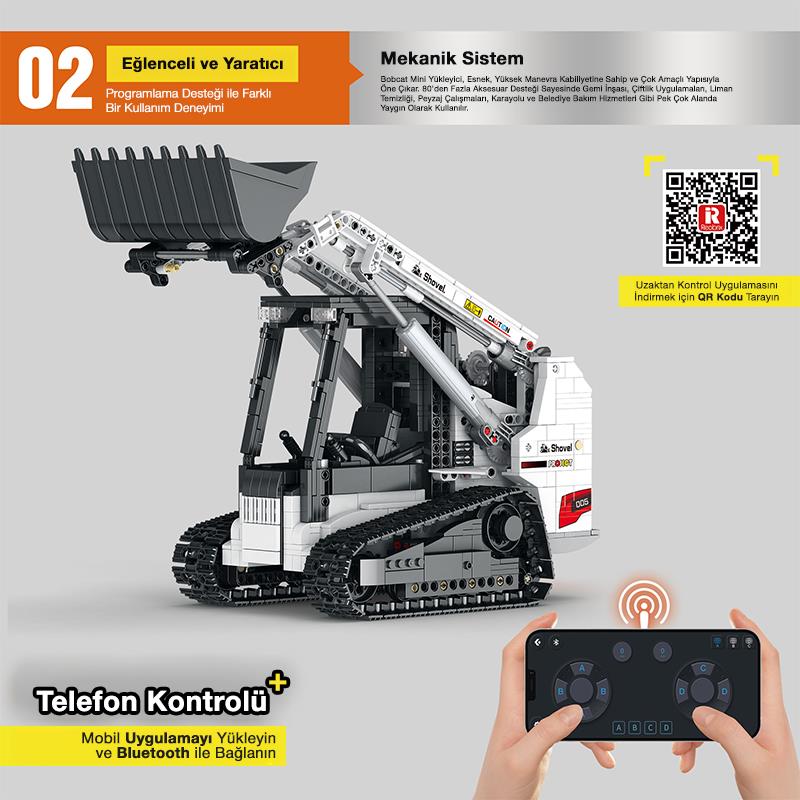 Reobrix RC Loader 22004 Brick Yapım Seti