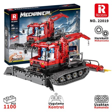 Reobrix - Reobrix RC Snow Groomer 22019 Brick Yapım Seti