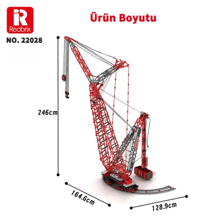 Reobrix Ring Crane 22028 Brick Yapım Seti - Thumbnail