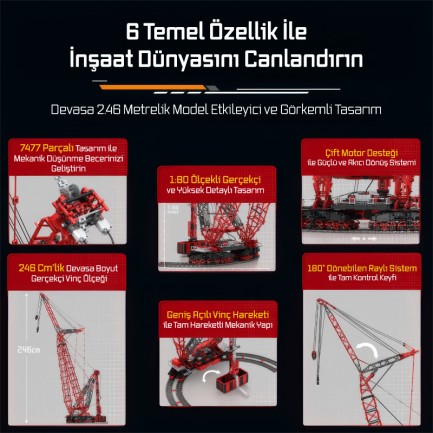 Reobrix Ring Crane 22028 Brick Yapım Seti - Thumbnail