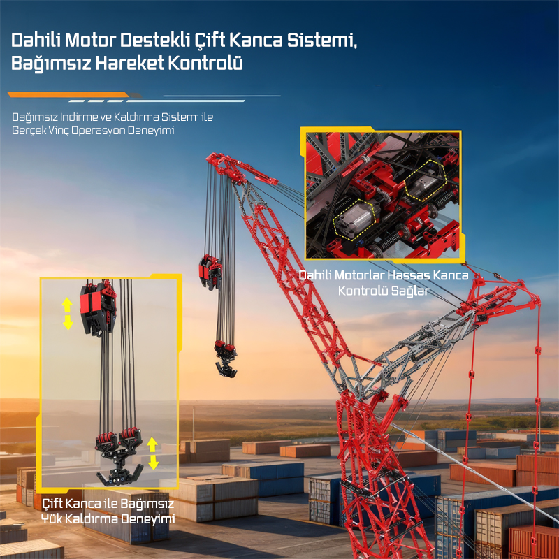 Reobrix Ring Crane 22028 Brick Yapım Seti