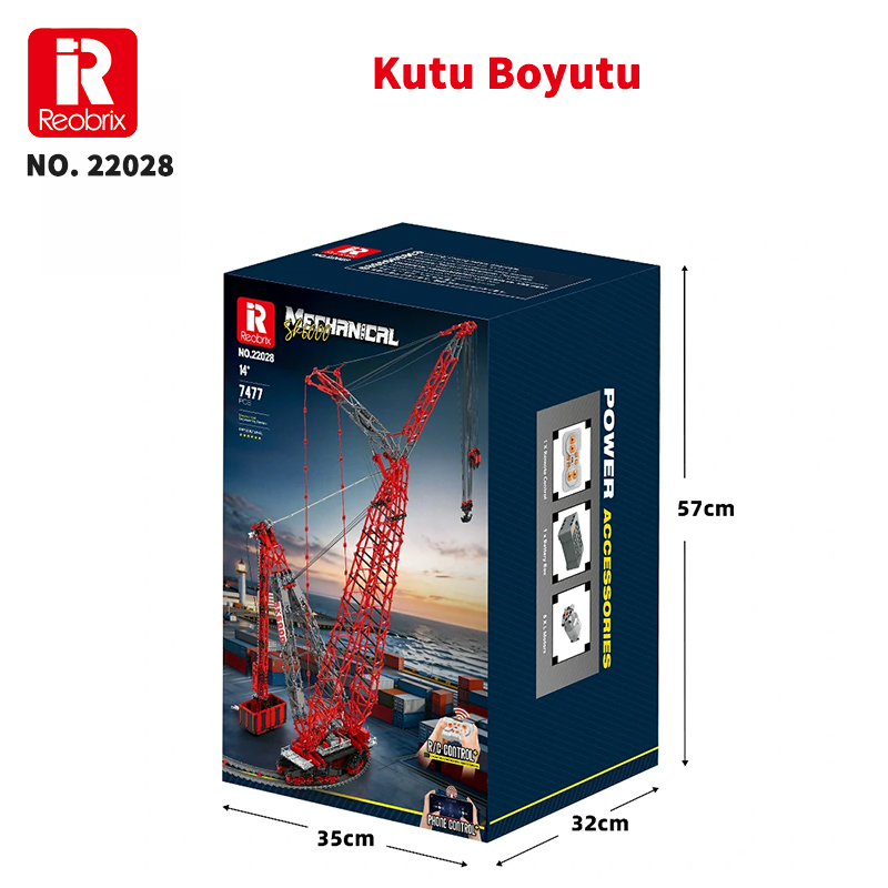 Reobrix Ring Crane 22028 Brick Yapım Seti