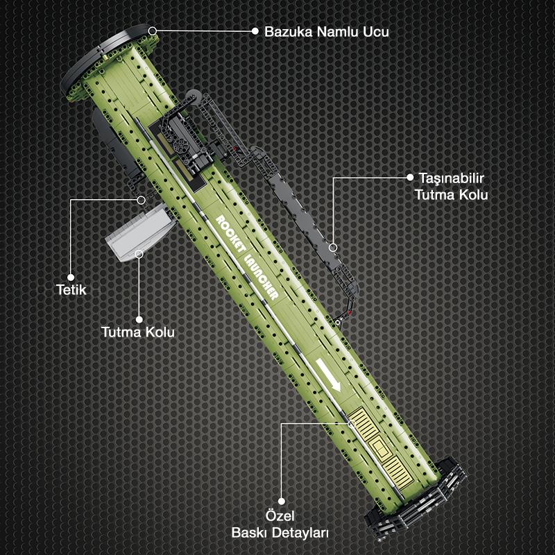 Reobrix Rocket AT-4 77027 Brick Yapım Seti