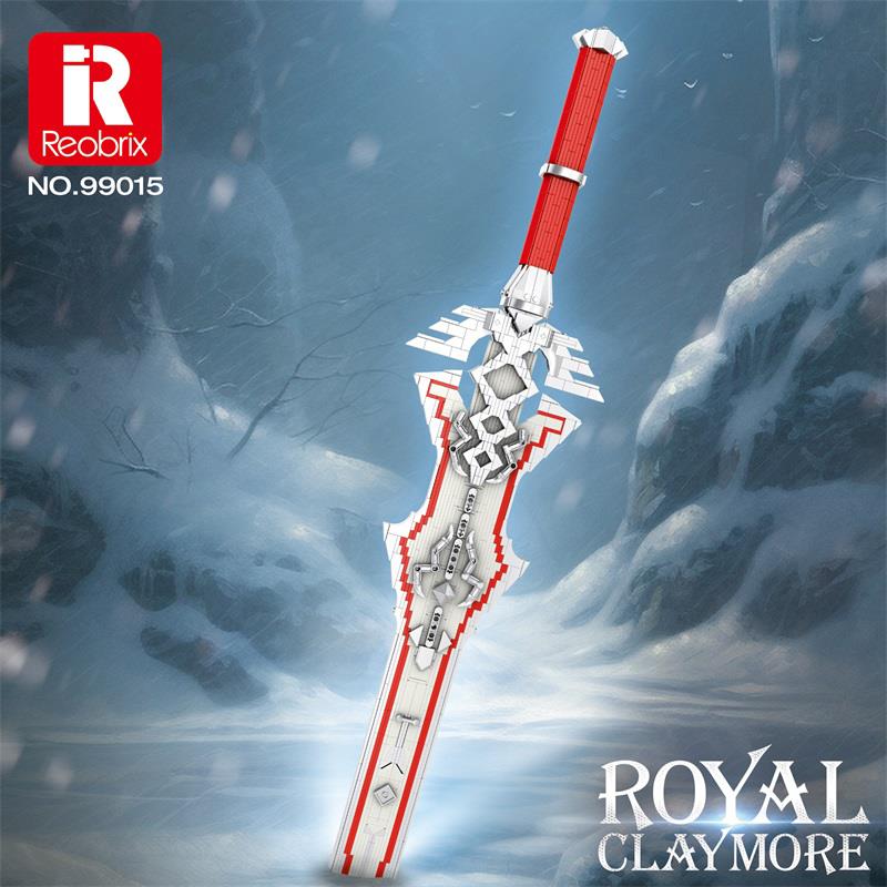 Reobrix 99015 Kraliyet Kılıcı Yaratıcı Yapı Blok Seti Building Blocks (Royal Claymore) - 981 Parça